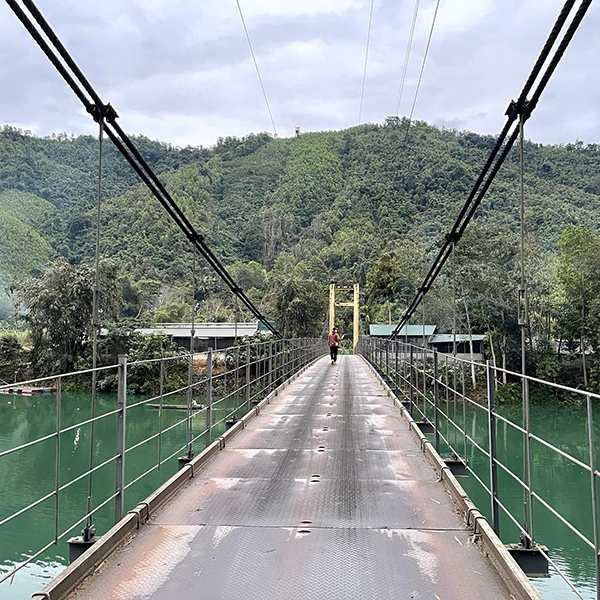 Cầu Treo Sông Miện - Du Già